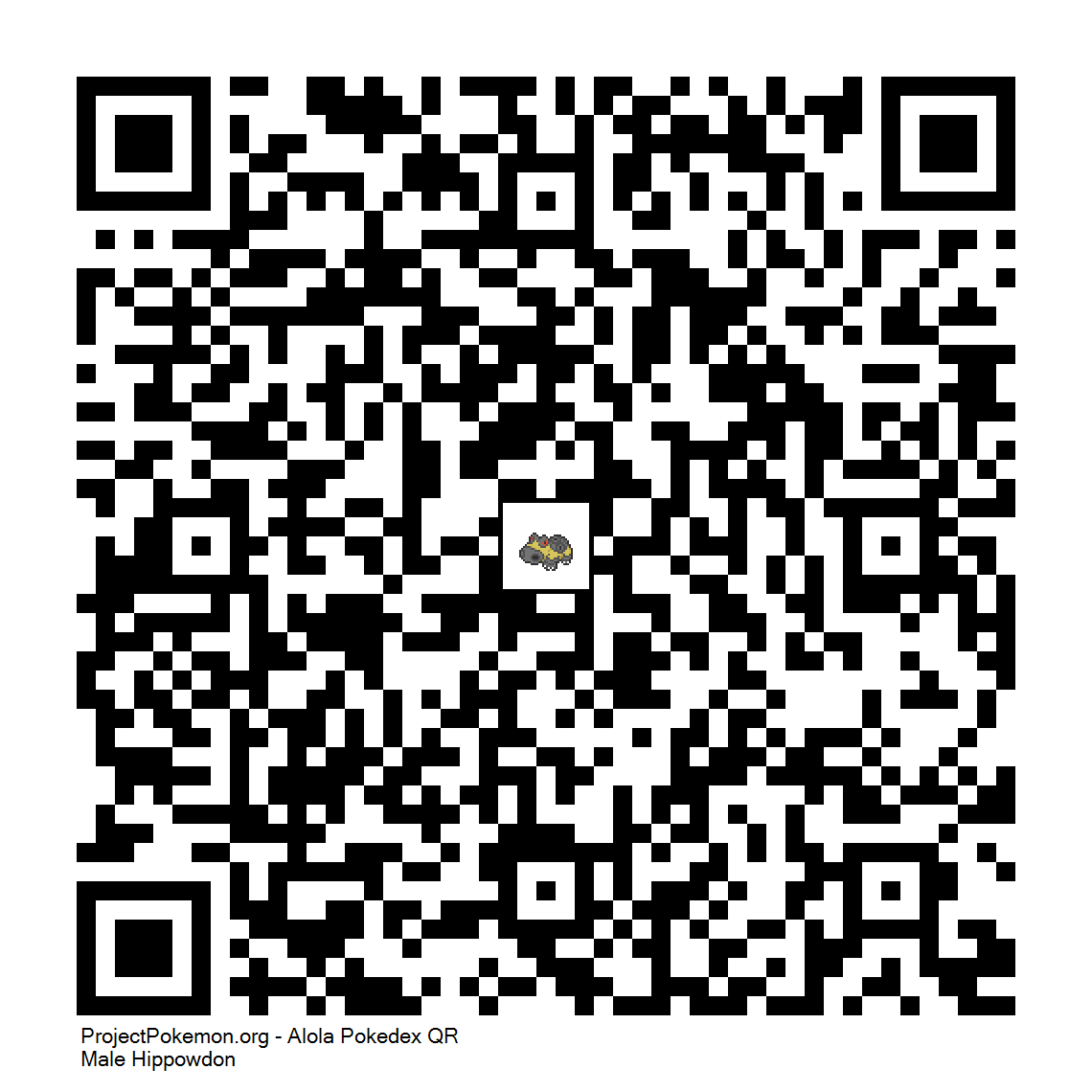 Cdigo QR de Hippowdon